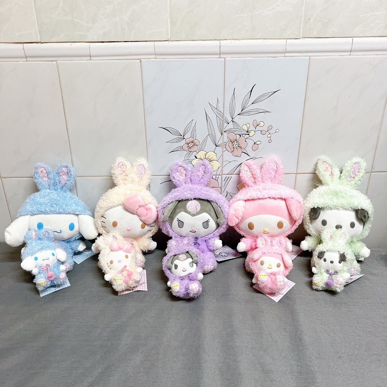 Wholesale bulk Set Sanrio 15/30cm High Quality Gifts  Kawaii Kuromi Cinnamoroll Soft Plush Toy