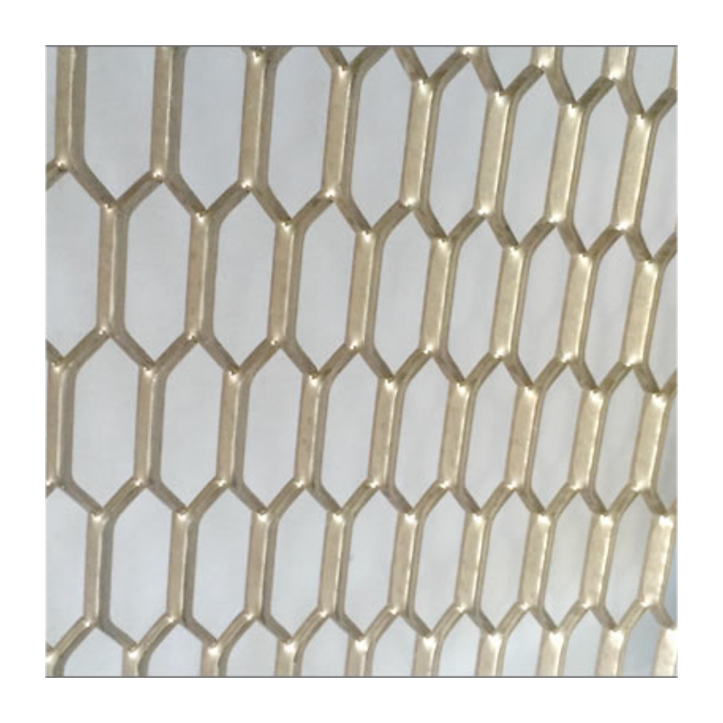 Aluminum hook-on mesh ceiling metal expaned mesh penal Suspend mesh ceiling