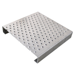 Traction tread plank grating Round Hole metal Anti Skid Plate for Perforated Metal Flooring Walkway