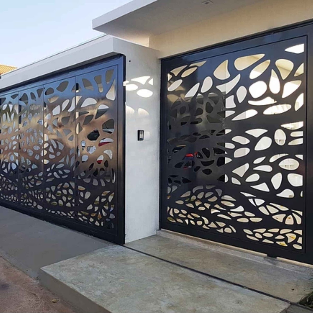 Manufacturer Customized Garden Partition Laser Cut Outdoor Metal Screen