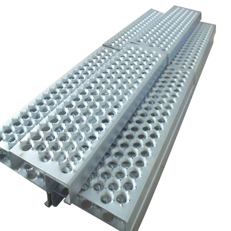 3-Diamond Galvanized Perforated Metal Safety Grating Anti Slip Stair Nosing