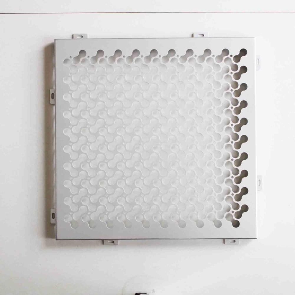 Architectural Decorative Aluminum 3.0mm Thickness Perforated Sheet Metal with Hooks for Ceiling