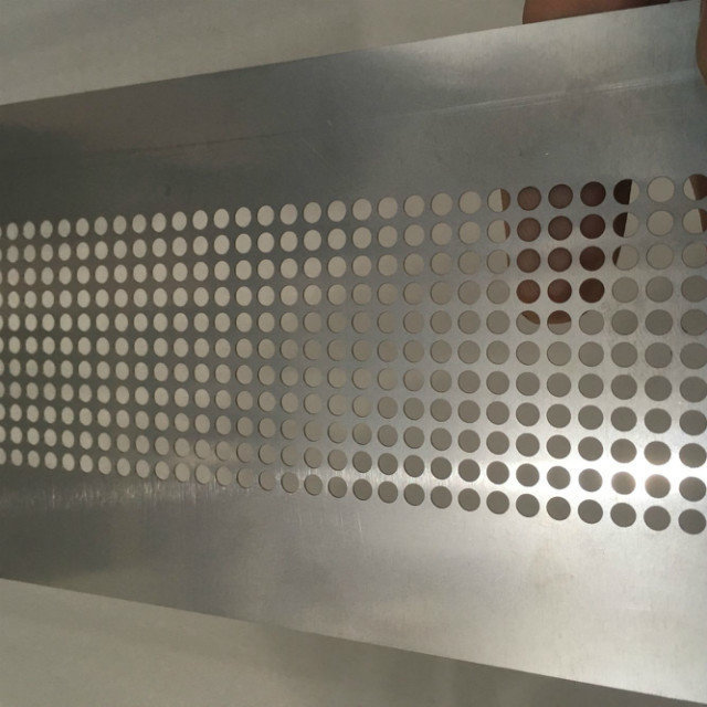 louver hole perforated patterned sheet metal air vent cover