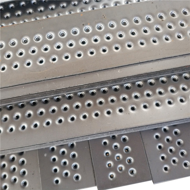 Traction tread plank grating Round Hole metal Anti Skid Plate for Perforated Metal Flooring Walkway