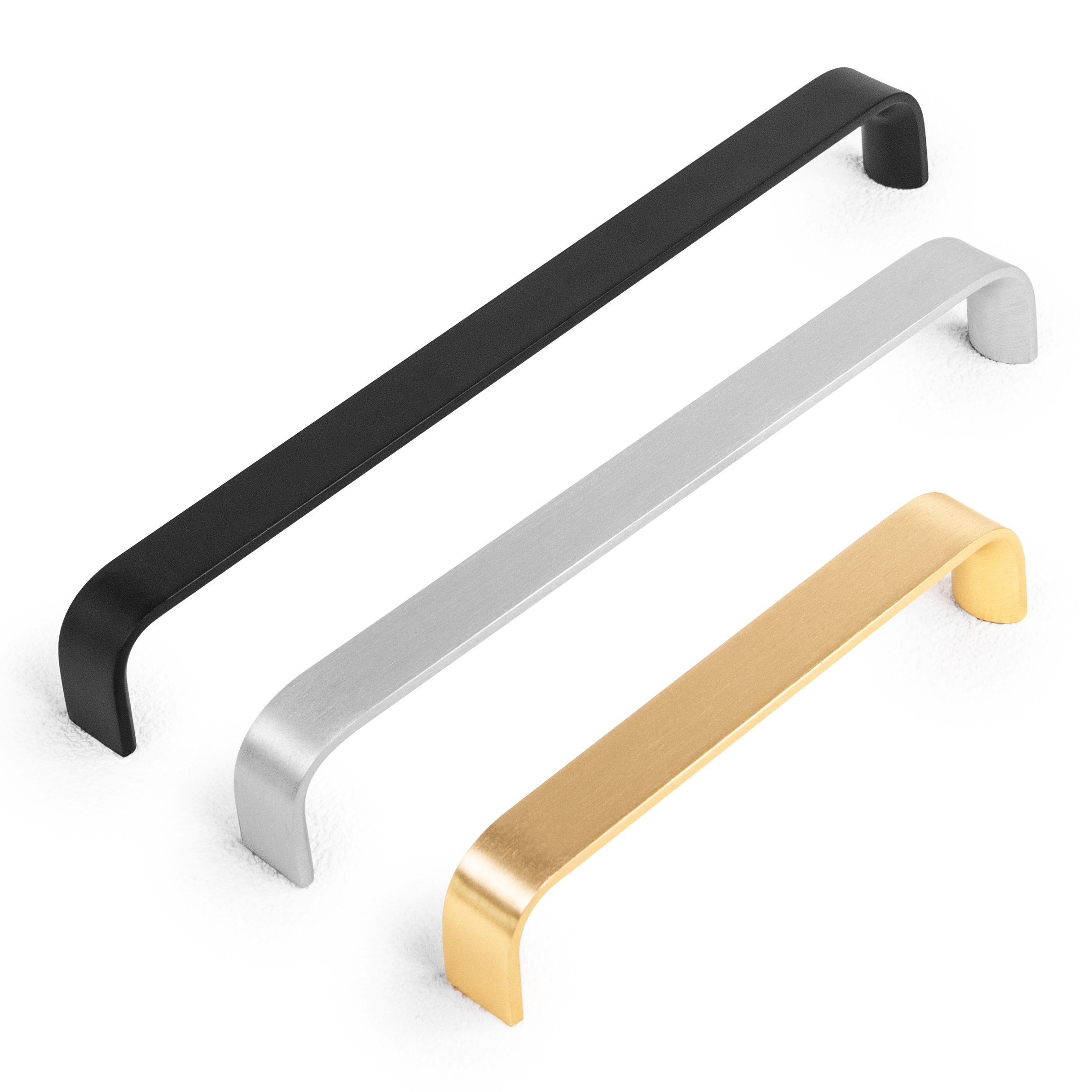 Kitchen Cabinet Handle Silver Gold Black Color Aluminum Profile Cutting Kitchen Furniture Drawer Aluminium Handle