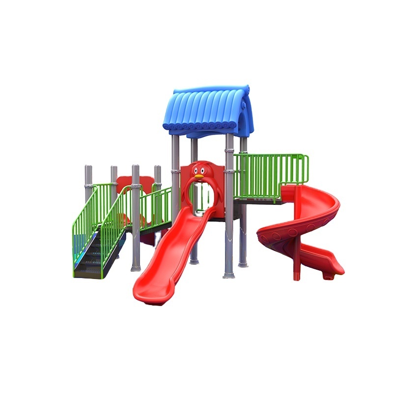 children's slide parts outdoor play structure plastic playground for school