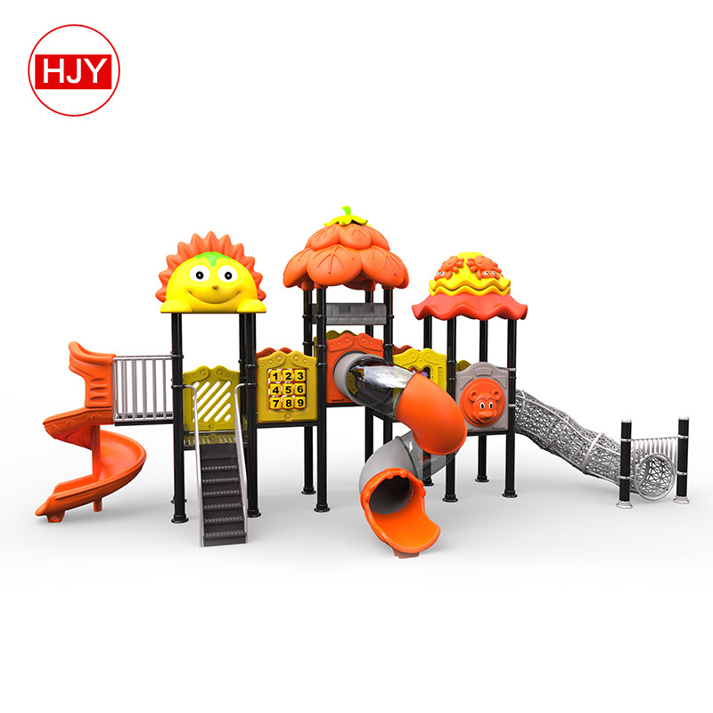 children's slide parts outdoor play structure plastic playground for school