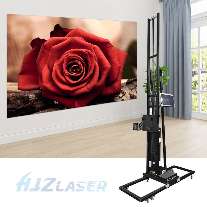 Good Quality Portable Wall Printer Vertical Wall Decal 3D Painting Machine With Double Dx7 Print Head