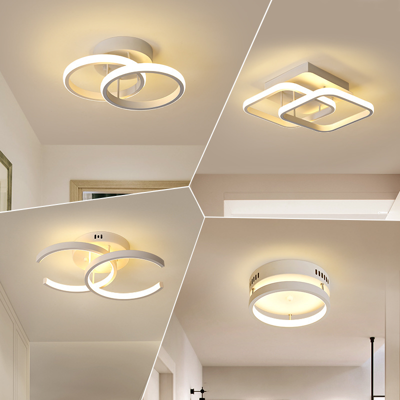 Decorative Modern Celling Led Lights For Home Bedroom Living Room Fixture Round Lamps Surface Mounted Hot Selling Indoor Ceiling