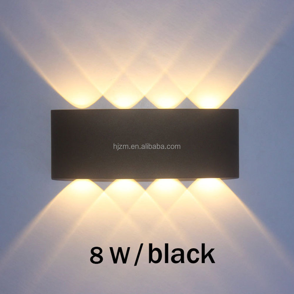 outdoor light fixtures wall mount 2w 4w 6w 8w 10w 12w led modern wall light up down light ip65