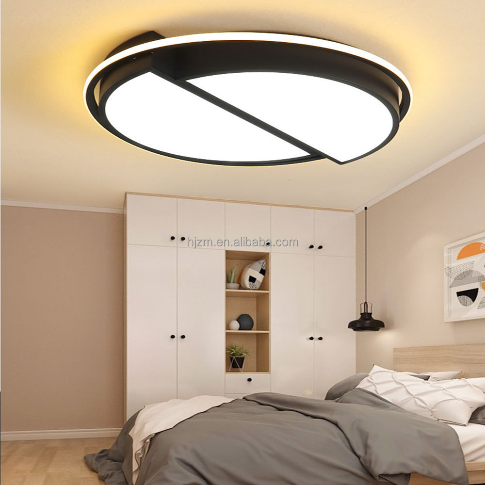 Nordic Square Modern Home Led Ceiling Lamp Surface Bedroom Living Room Lighting Fixtures  Simple Fashion House