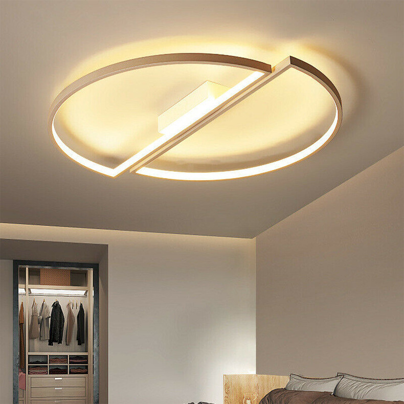 Nordic Square Modern Home Led Ceiling Lamp Surface Bedroom Living Room Lighting Fixtures  Simple Fashion House