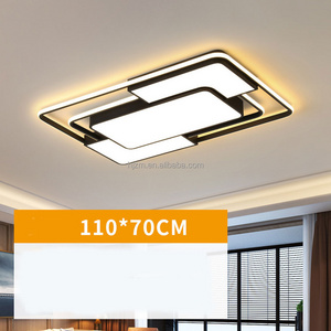 Nordic Square Modern Home Led Ceiling Lamp Surface Bedroom Living Room Lighting Fixtures  Simple Fashion House