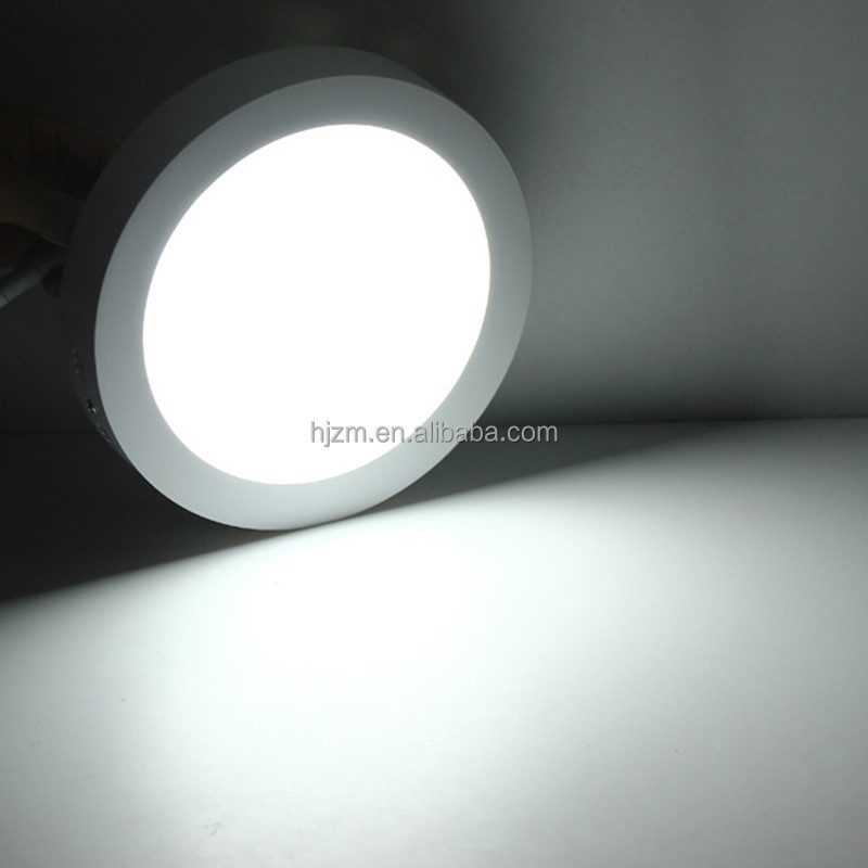 3w 6w 9w 12w 18 W 24w 48w Flexible Surface Led Slim Panel Light Square Round Recessed Downlight Led Ceiling Lamp Housing Frame