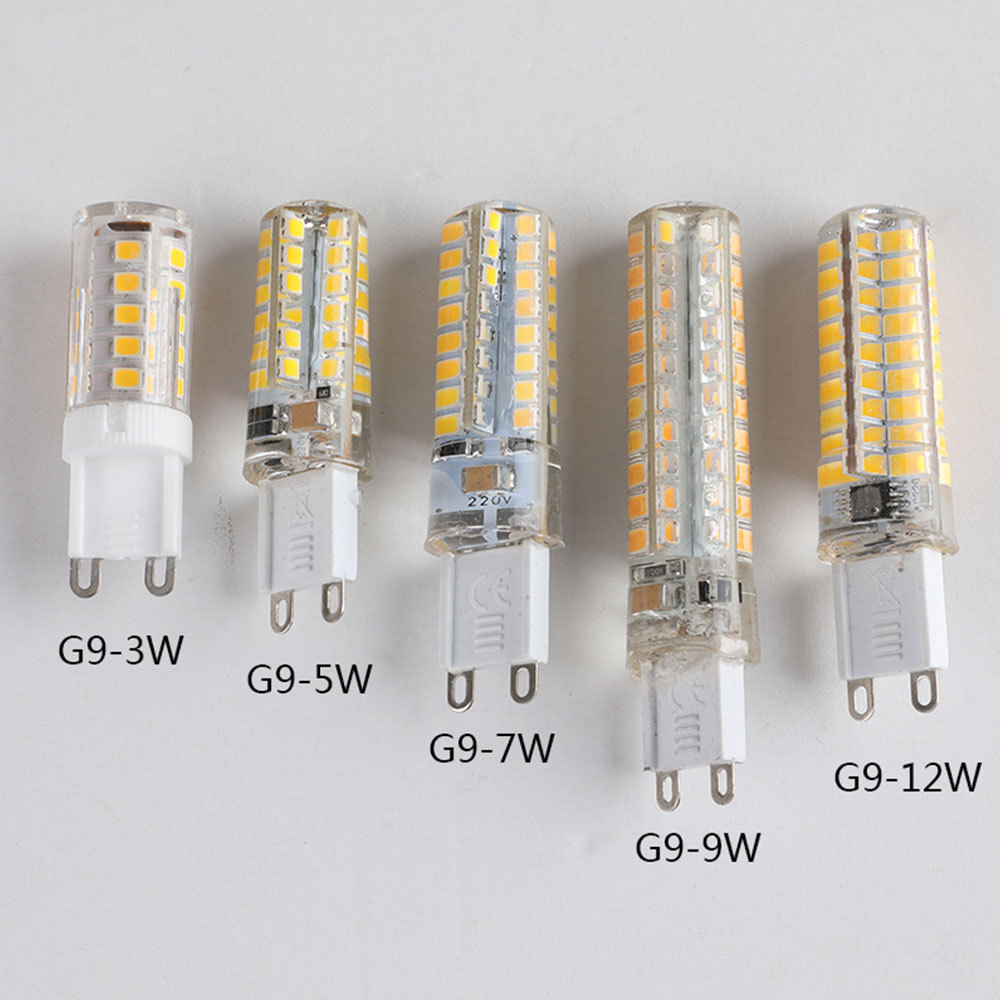 2200k 3000k G4 G9 E14 Led Cob Mini Bulb 220v 12v  LIGHT Lamp 3w 4w 5w 7w 9w  Dimmable Warm White Cold White