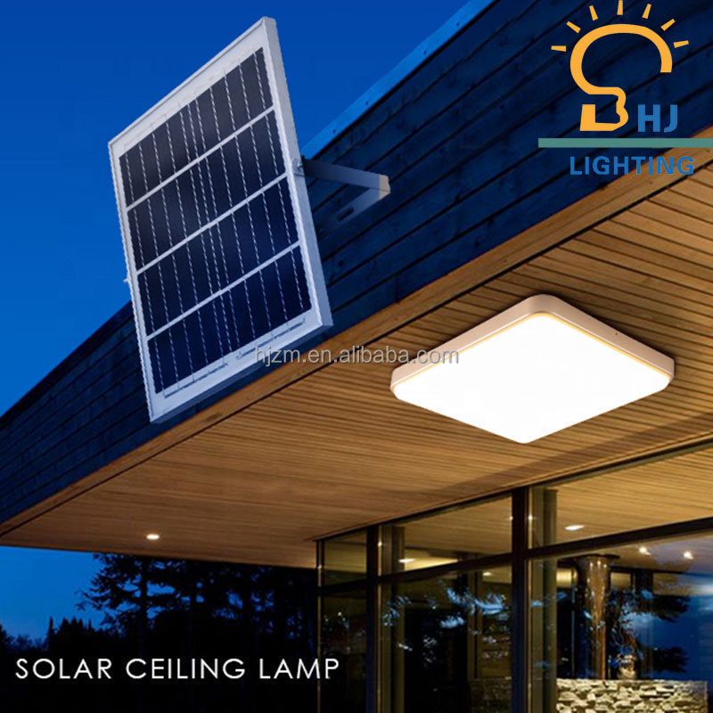 Solar Ceiling Lights Outdoor Indoor For Room Shed Home With Remote Control 50w 200w 300w