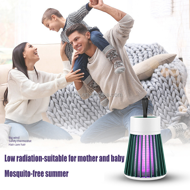 2021New Electric Shock Mosquito Killer Lamp USB Fly Trap Zapper Insect Killer Repellent Anti Mosquito Trap For Bedroom Outdoor