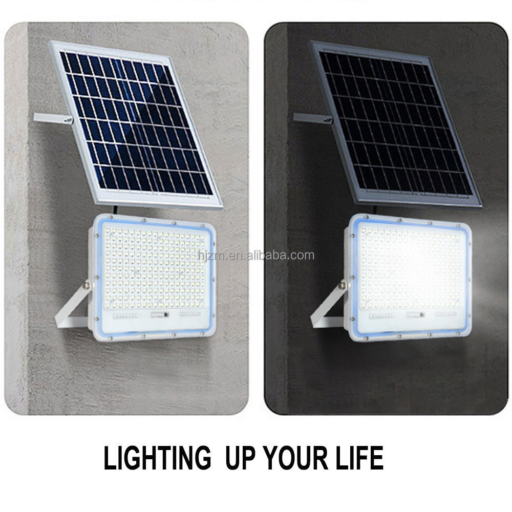 Ip67 300w 400w 500w 1000w Solar Energy Powered Portable Smd Led Projector Outdoor Flood Light  Floodlights With Remote Control