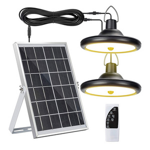 Solar Lights Indoor And Outdoor Lights Powered  Lighting System Alloy With Motion Sensor Remote Control For Home House Garden