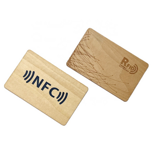 Wholesale Eco Friendly Smart NFC Chip Wooden RFID Bamboo Key Card For Hotel