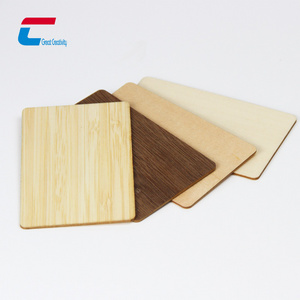 Eco Friendly Wood NFC Card Manufacturer NTAG 213 Blank RFID Door Lock Wooden Hotel Key Cards