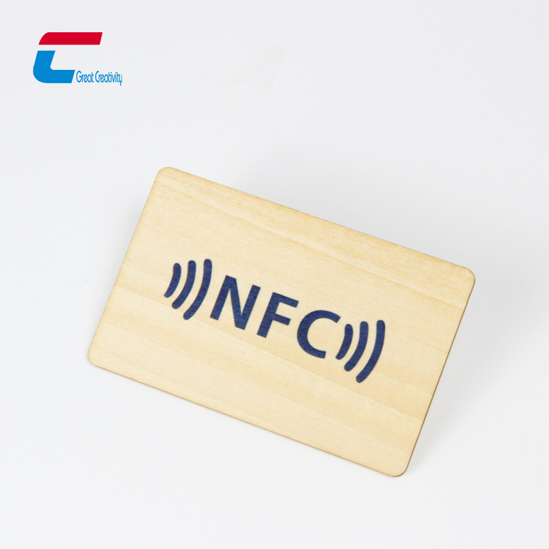 Eco Friendly Wood NFC Card Manufacturer NTAG 213 Blank RFID Door Lock Wooden Hotel Key Cards