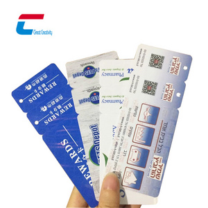 Factory Custom Printing Combo Loyalty PVC Plastic Business Barcode Gift VIP Card PVC Membership Card