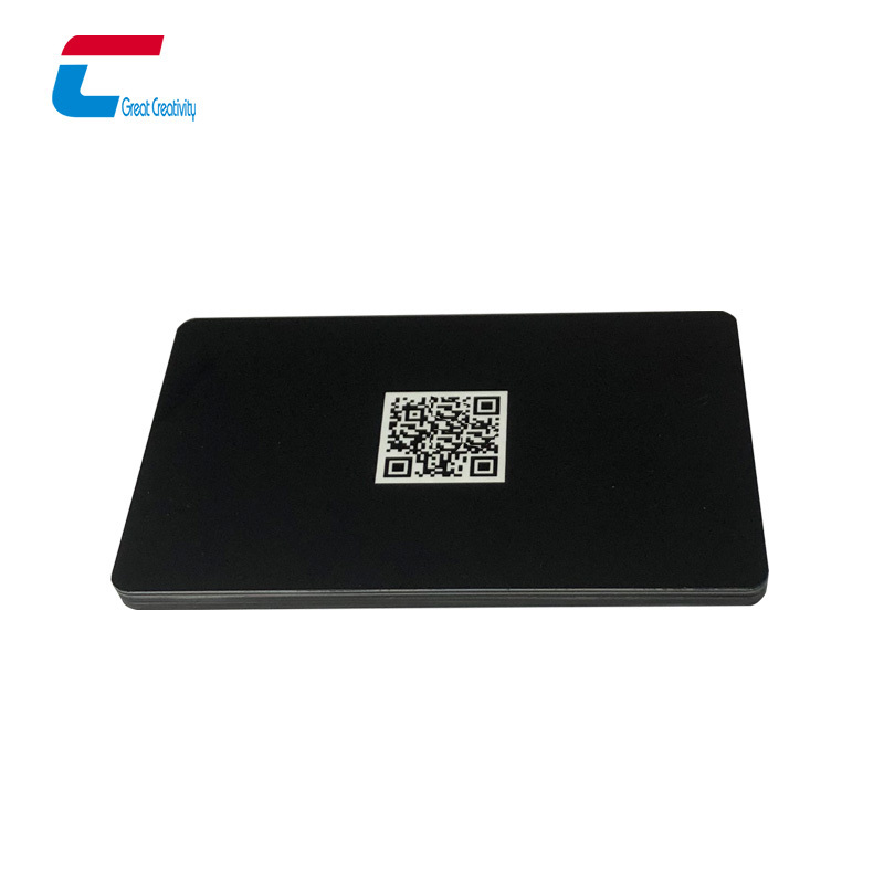 Factory MIFARE Classic 1K 4K 13.56mhz RFID Blank PVC Card NTAG 215 Matte Black NFC Business Cards