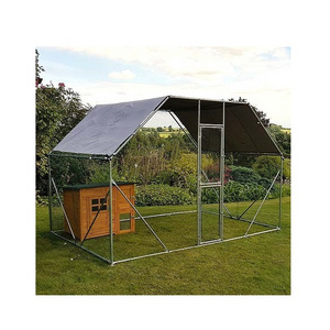 Cheap Chinese Metal Poultry Walk-In Cage / Outdoor Dog Kennel House / Duck Bird Chicken Coops For Sale