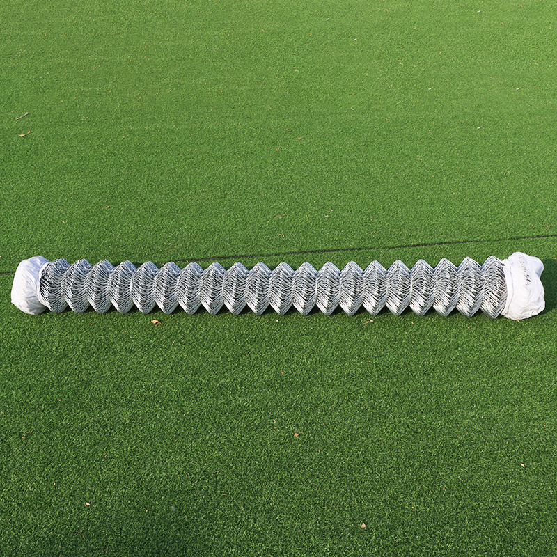 100ft Galvanized Diamond Fence 8ft & 6ft Cyclone Wire Mesh PVC Coated Vinyl Chain Link Fence Roll for Security Application