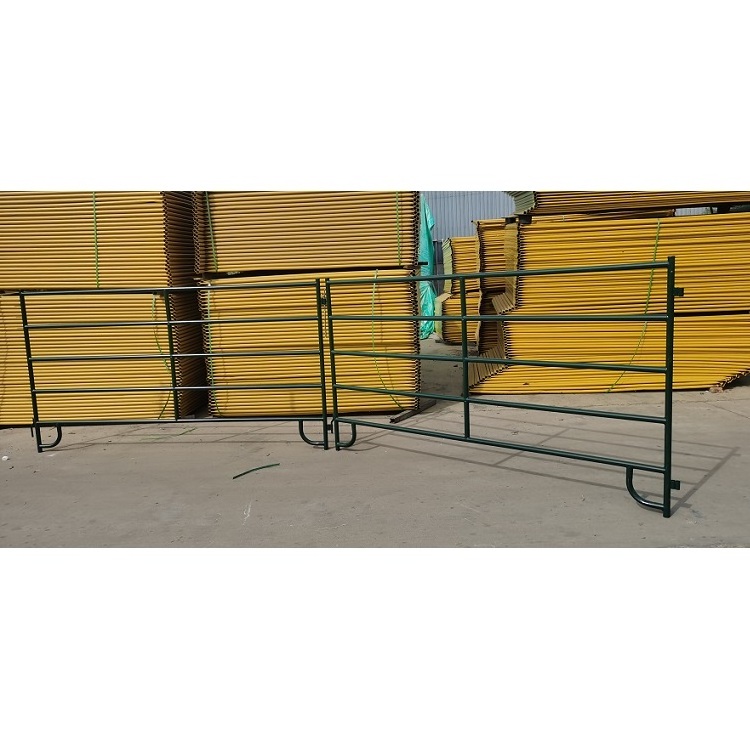 Canada America Galvanized Pipe Metal Corral/Portable Sheep & Goat Horse Cattle Fence/Farm Livestock Yard Gate & Panels