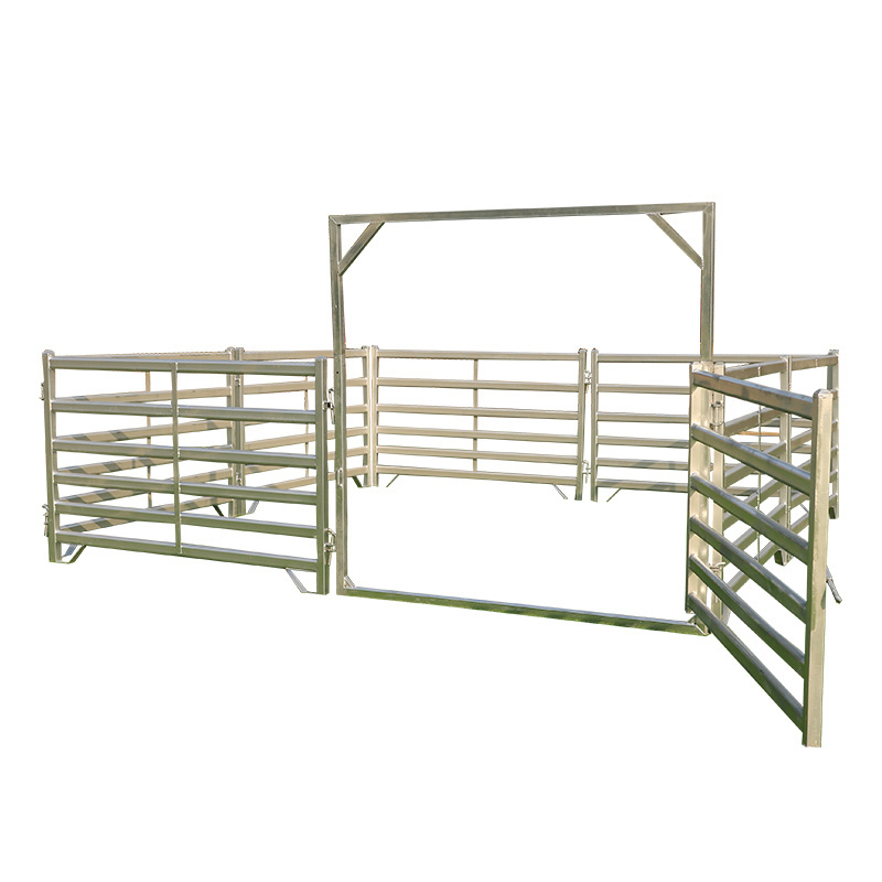 Factory Hot sale High Quality and Low Price Used Galvanized Portable Cattle horse Corral Panel For Sale