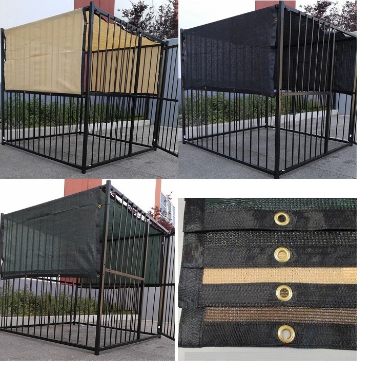 Wholesale Large Animal Cages Pet Cat Crate 6' 12' Dog House Steel Wire Animal Outdoor Cages For Sale