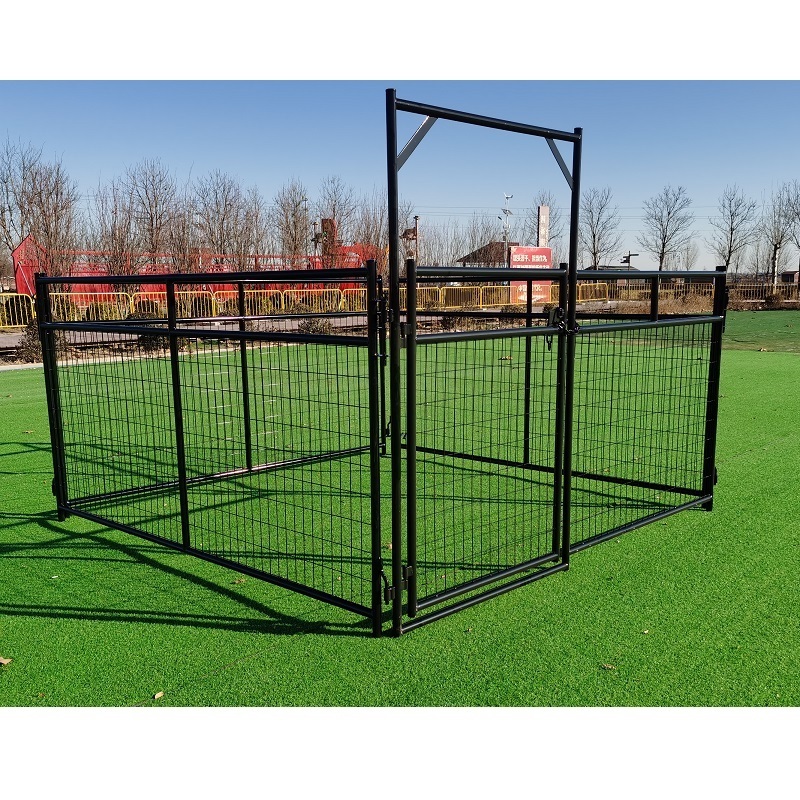 4ft-10ft Swine Sheep & Goat Walk Through Panels,Livestock Farm Backyard Fence Panels With Gates