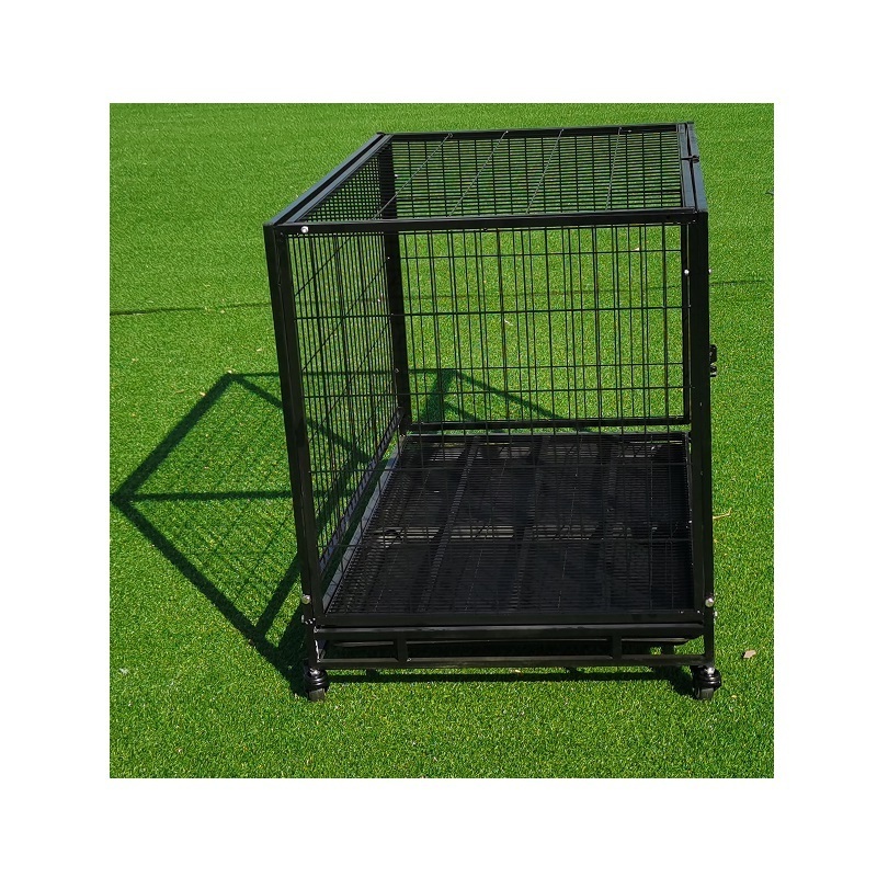 Strong Foldable Animal Travel Cages / Rabbit Dog Puppy Kennels  House / Portable Cat Crate Cages With Double Door