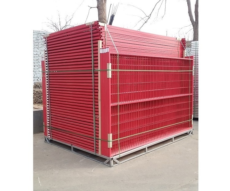 Canadian Job site Outdoor Safety Temporary Fencing, Portable Construction Site Barrier,Dog/Event/Pool Temporary Fence Panels