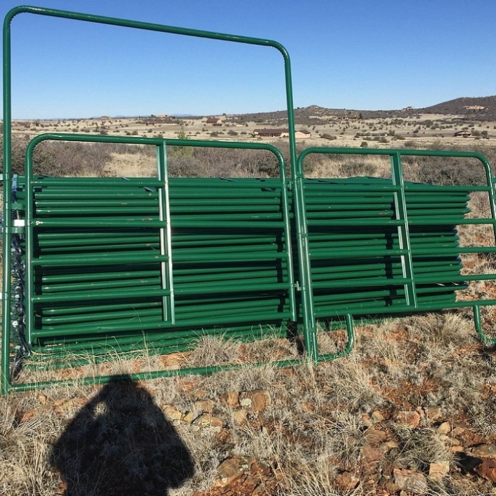 Free Standing European Horse Stable/Livestock Run Yard Corral Panels/America Metal Farm Fence Cattle Sheep Panel