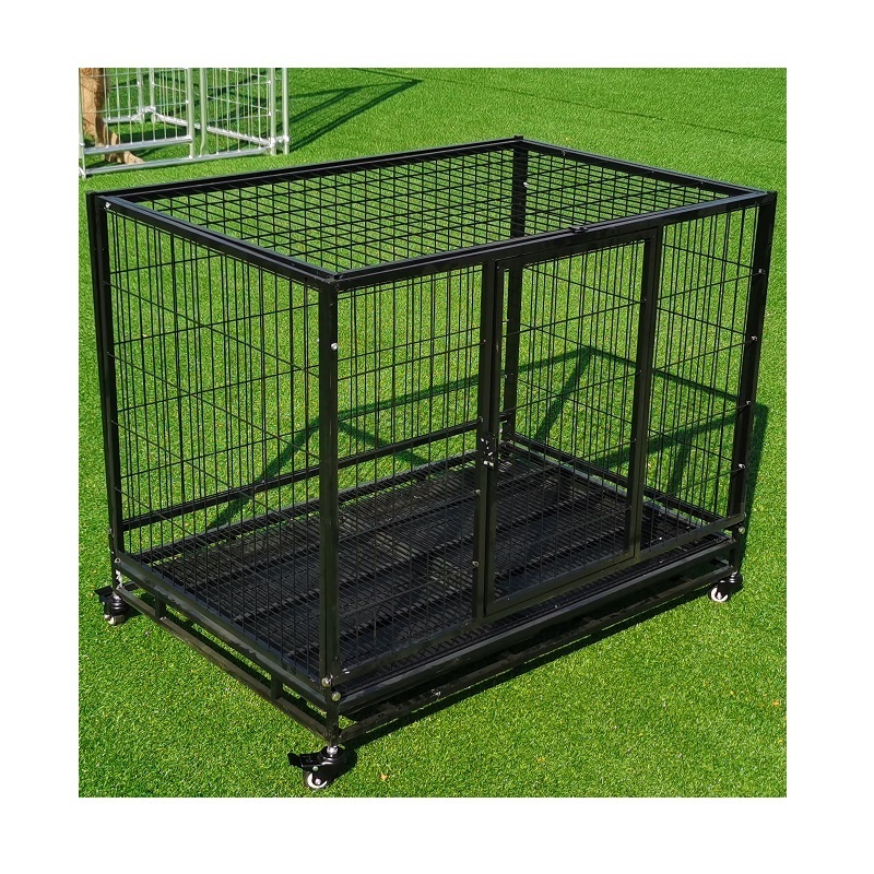 China Pet Supplies Prefab House Dog Crates Pet Cages For Dog Kennel 44 48 Inch Collapsible Wire Cat House