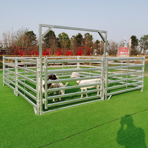 Custom any size portable corral panels to be used for horse sheep goat temporary stalls horse corral panels