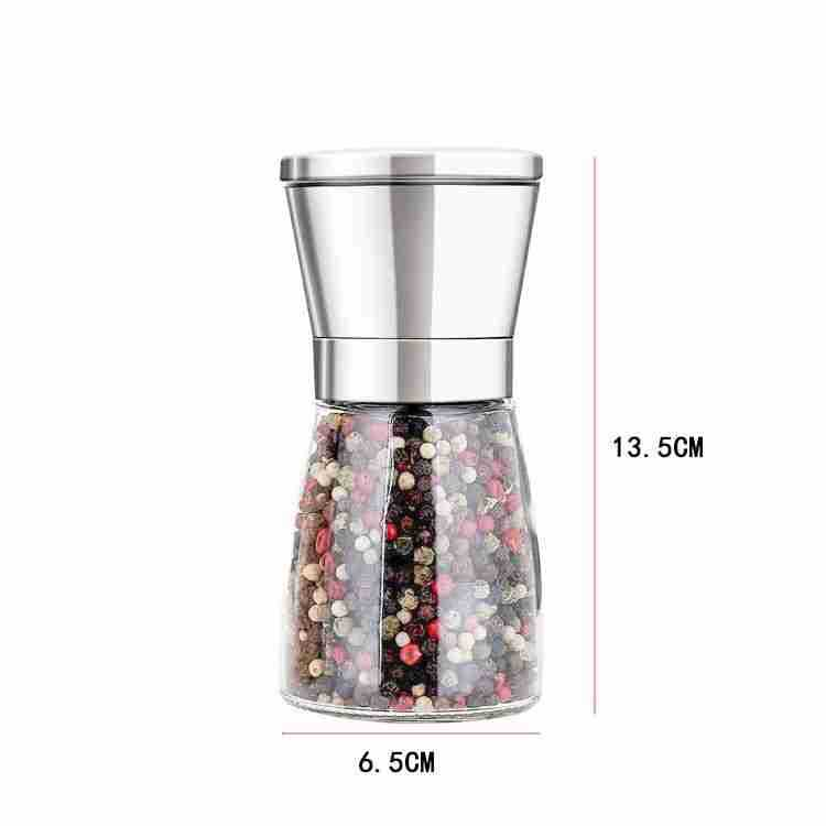 Food grade manual hand operate black pepper grinder and salt mill pepper mill