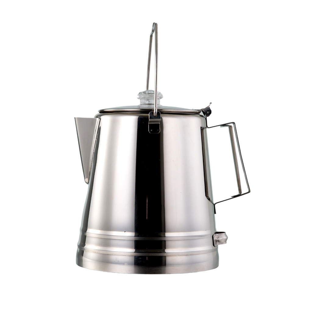 Outdoors Percolator 304 food grade Stainless steel Camping Coffee Pot