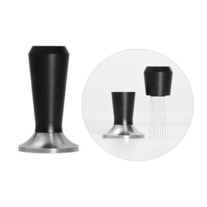 2 in 1 Metal Espresso Tamper with EWDT Tool Professional Espresso Stirrer Coffee Distribution Tool