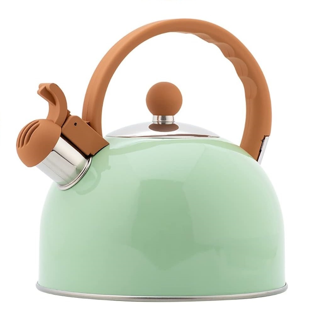 Stovetop Kettle made of high quality 304 stainless steel 2.5L Whistling Tea Kettle Food Grade Teapot