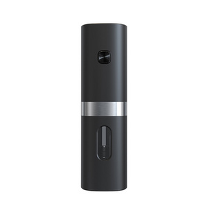 Electric pepper grinder has a cool-looking LED light at the top to help you check the  grinder operate or not very  intelligence