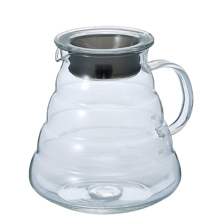 800ml Coffee Pot Clear Standard Glass Coffee Carafe For Pour Over Coffee Maker