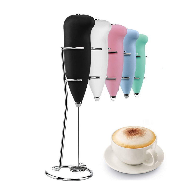 Factory price Drink mixer hot selling coffee milk foam maker Cream foam maker for kitchen milk frother with stand