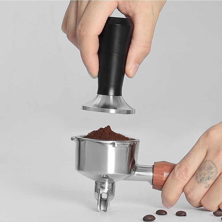 2 in 1 Metal Espresso Tamper with EWDT Tool Professional Espresso Stirrer Coffee Distribution Tool