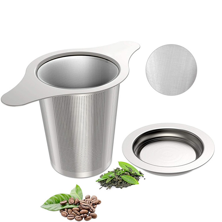 Tea Strainer for Loose Leaf Tea | Fine Mesh 304 Stainless Steel Large Capacity Tea Steeper