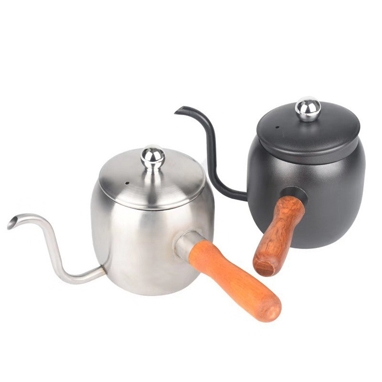 Gooseneck Gator Pour Over Coffee Kettle Flow Spout and Barista Standard Hand Drip Tea Coffee Kettle