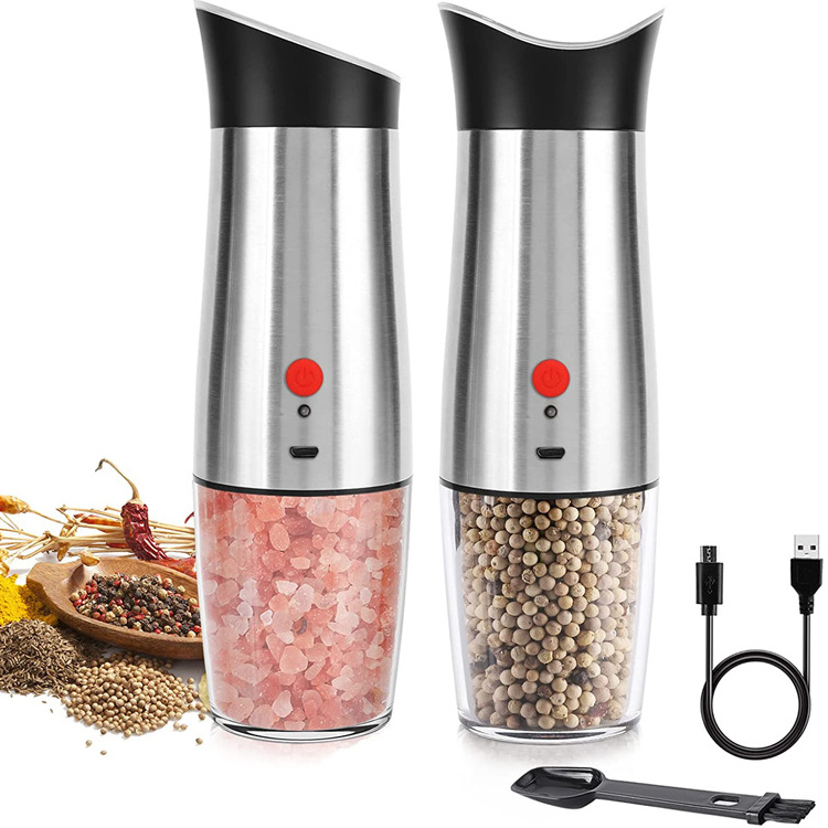 Large Capacity Refillable Pepper Mill Shaker Salt Mill rechargeable Spice grinder